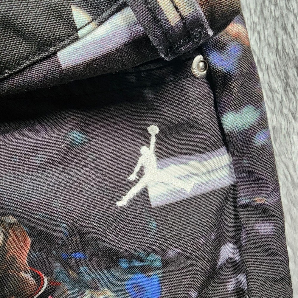 Chicago Bulls Pants Mens Medium 30x32 NBA Basketball Jordan 23 AOP Jumpman Nike - Picture 8 of 12